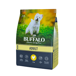 Mr. Buffalo ADULT MINI Сухой корм для собак мелких пород курица 0,8кг