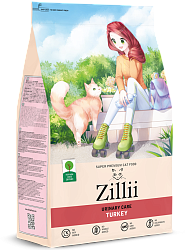 ZILLII (Зилли) Urinary Care сухой корм для взрослых кошек с индейкой с контролем PH, 400 г