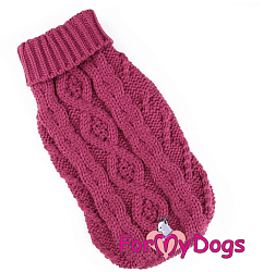 FOR MY DOG Свитер бордовый (12-14) FW659-2018 