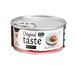 PETTRIC Cat Original Taste консервы для взрослых кошек Тунец с лососем в соусе 70 г 7482