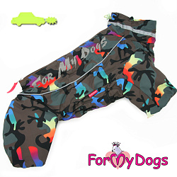 FOR MY DOG Комбинезон хаки/желтый для мальчиков (14) FW995-2021 M