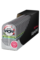 AlphaPet (АльфаПет) WOW влажный корм для кошек кролик с потрошками 80 г