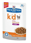 Hill's (Хиллс) вет.диета k/d для кошек при заболевании почек с курицей 85 г 1187/3405