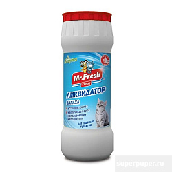 MrFRESH 2 в1 Эксперт Ликвидатор запаха для кош. туалетов  500 гр  (Неотерика)Экопром