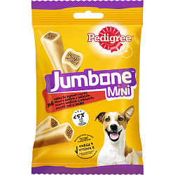 Лакомство для собак Pedigree Джамбоун гвядина с домашней птицей 160г 10222422
