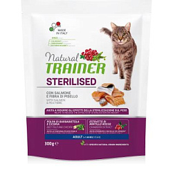 Trainer Natural Adult Sterilised Сухой корм для взрослых стерилизован. кошек с лососем 10 (разв)