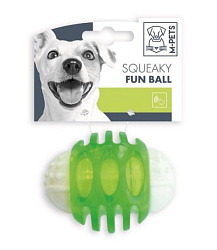 Игрушка для собак SQUEAKY мяч-пищалка, диаметр 6,7 см, M-PETS