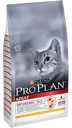 PROPLAN Cat Adult сухой корм для взрослых кошек курица/рис, 400 г 12372559