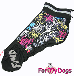 FOR MY DOG Дождевик черный для мальчиков 621SS-2022М