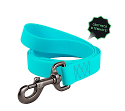 Поводок для собак водостойкий WAUDOG Waterproof, светящийся, M, Ш 20 мм, Дл 305 cм