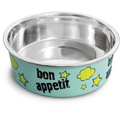 Миска металл. на резинке "Bon Appetit" 0,45 л 30251033 Triol