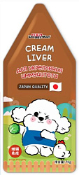 DOGGYMAN Лакомство для собак крем-мусс Куриная печень с овощами, 70 гр