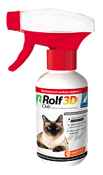 Rolf 3D (Рольф клуб 3D) спрей инсектоакарицидный для кошек 200 мл, Неотерика
