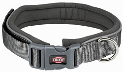 Ошейник Premium с неопреновой подкладкой  L-XL 55-61 см/30 мм графитовый 207016 Trixie