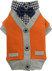 Orange cardigan DoggyDolly W304 XS