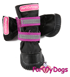 FOR MY DOGS Сапоги с усиленным носком РП черно/фиолет р-р 10 TDSH0032-2022 FOR MY DOGS Сапоги с усиленным носком РП черно/фиолет р-р 10 TDSH0032-2022