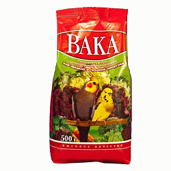 Вака для мелк. и сред.попугаев высокое качество 500 г 6081