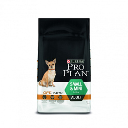 PROPLAN Small&Mini для взрослых собак мелких и карликовых пород с курицей 3 кг