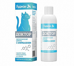 Шампунь Доктор с климбазолом для кошек, 200мл 9279