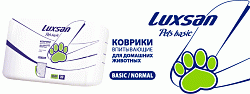 Коврики впитывающие Basic LUXSAN Pets для животных 60x90 см 1 шт (30)
