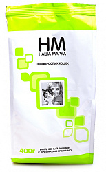 Наша Марка сухой корм для взрослых кошек, с кроликом и печенью 400 г