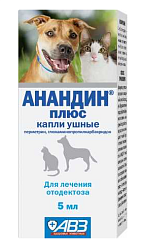 Анандин плюс (ушные капли) 5 мл, АВЗ
