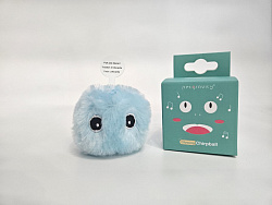 Игрушка для кошек, плюшевый мячик со звуком животных и светодиодной подсветко, Чистый котик, EN-SD03