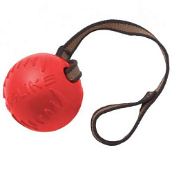 Мяч с лентой Doglike (коралловый) 4178