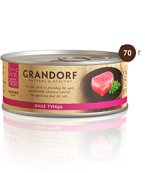 Grandorf (Грандорф) Консервы для кошек филе тунца 70 г
