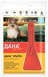 ДАНА Ультра капли на холку для собак и щенков от 10 до 20 кг, 1*1,6 мл  (Апиценна)