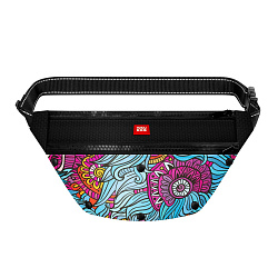 Поясная сумка-бананка WAUDOG Textile для корма и аксеccуаров,"Лето", размер 33*17*10 см 5693