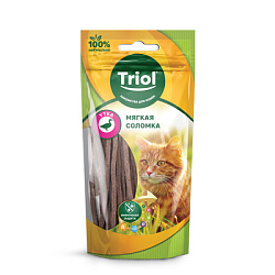 Мягкая соломка из утки для кошек, 40г, Triol	