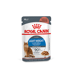 Royal Canin (Роял Канин) Лайт Вейт Кэа корм влажный для кошек с избыточным весом соус для кошек 85 г