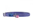 Ошейник "Collar Glamour" с резинкой д/ котят (ширина 9 мм, длина 17-20 см) фиолетовый 32759