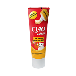 INABA ciao (Инаба Чао) паста для вывода шерсти со вкусом куриного филе, 80 г