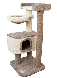 Когтеточка комплекс для кошки джутовый 57х57 "Полет" "Рыжебок"