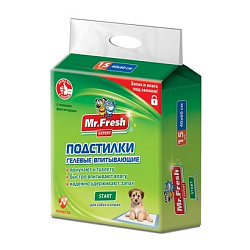 MrFRESH Пеленка Старт Эксперт 40*60 см F504 1 пеленка (в упак.15) Неотерика(Экопром
