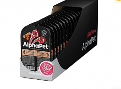 ALPHAPET (АльфаПет) WOW влажный корм для собак с чув.пищ Ягненок/Морковь 100 г