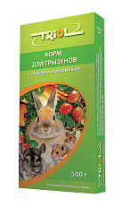 Триол (Triol) Криспи д/ грызунов с овощами и шиповником 500 г.