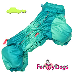 FOR MY DOGS Комбинезон зеленый градиент для мальчиков р-р 22
