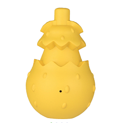 Mr.Kranch Игрушка для собак Мяч 8 см желтый с ароматом сливок (33001)