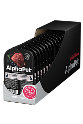 ALPHAPET (АльфаПет) влажный корм для взрослых собак с олениной и северными ягодами 100 г