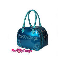 FOR MY DOG Сумка синяя лак FMD (M) FMDSS2014-06