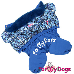 FOR MY DOGS Комбинезон синий для мальчиков р-р 18