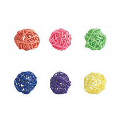 Игрушка для кошек мяч с бубенчиком из ротанга Mpets