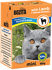 "BOZITA" тетра пак консервы для кошек 190 г (желе с мясом ягненка) 2101