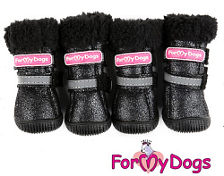 FOR MY DOGS Сапоги зимние РП черные р-р 5 TDSH0034 BL