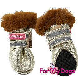 FOR MY DOG Сапоги зимние золото ц/кр (3) FMD644-2019 Gld