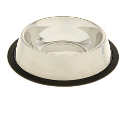 Миска металлическая нескользящая 2,8 л