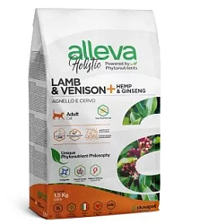 Alleva (Аллева) Holistic Cat Adult сухой корм для взрослых кошек с ягненком и олениной 1,5 кг